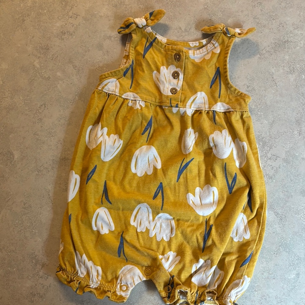 Carter's Yellow Floral One Piece